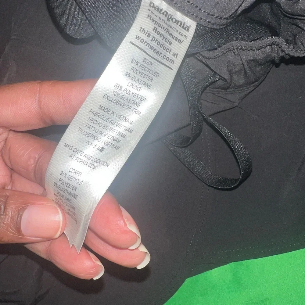 Patagonia Sweat Black Women's Skirt / Skort size XL - Picture 8 of 13